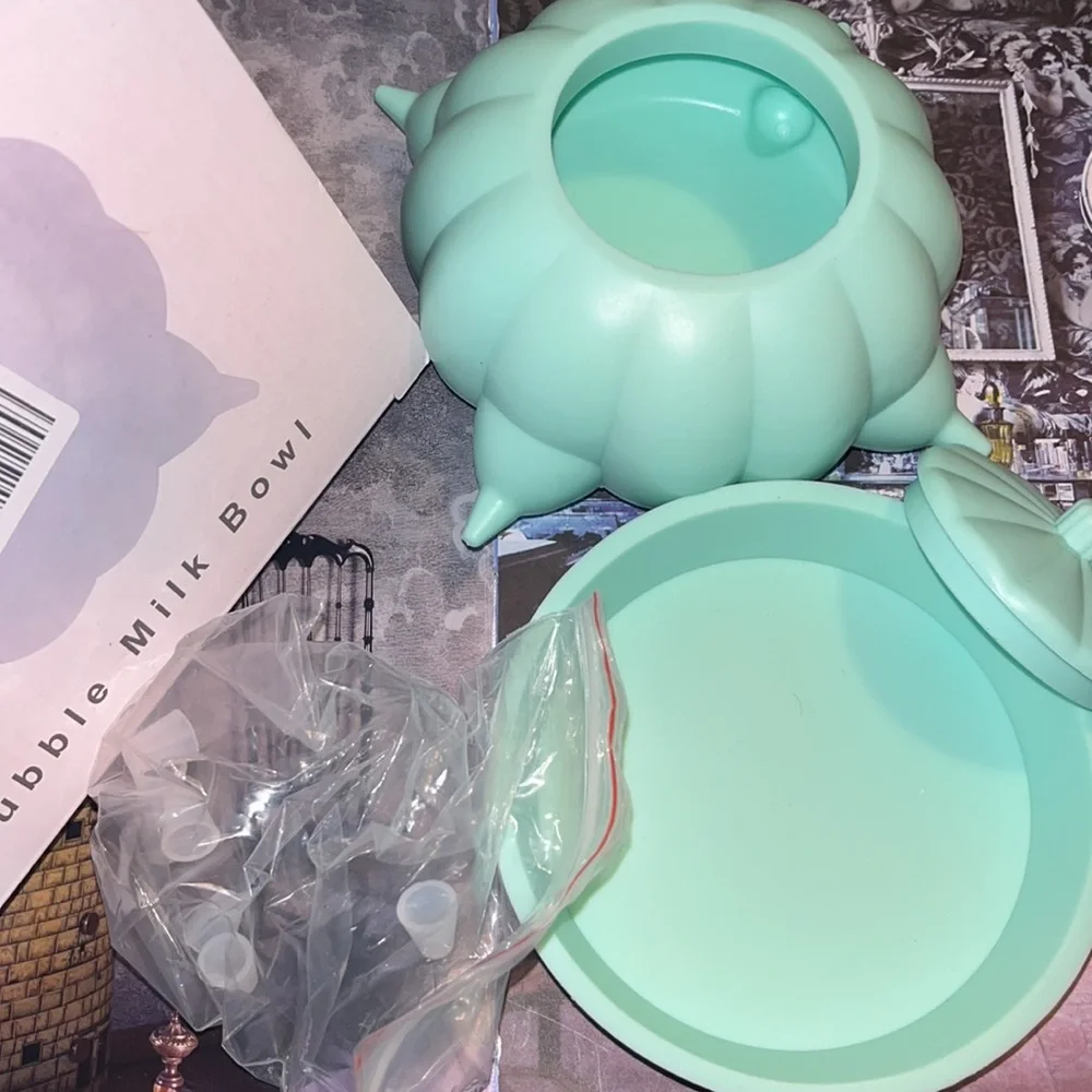 🐈 or 🐕 • 🐾💭 BUBBLE 🥛 Milk Bowl 💭• 🐾 •…